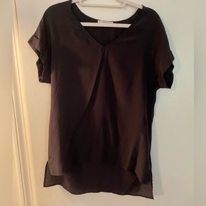 Lavender Brown Black Top